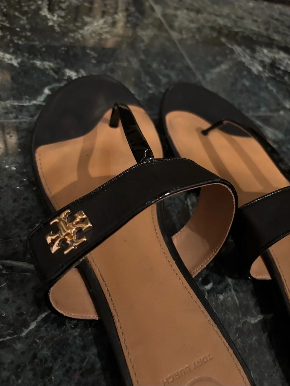 Tory Burch Black Kira Sandals size 10